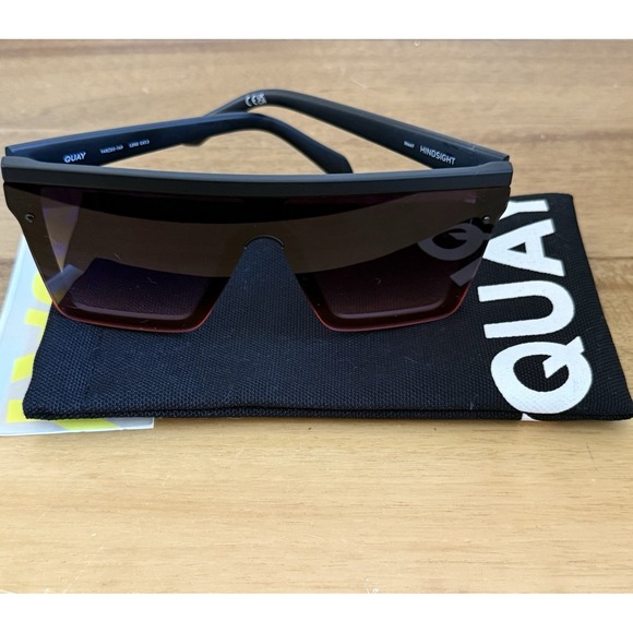 Quay Australia | Unisex "HINDSIGHT" Purple / Pink Lens Sunglasses Unisex NEW - Picture 5 of 11